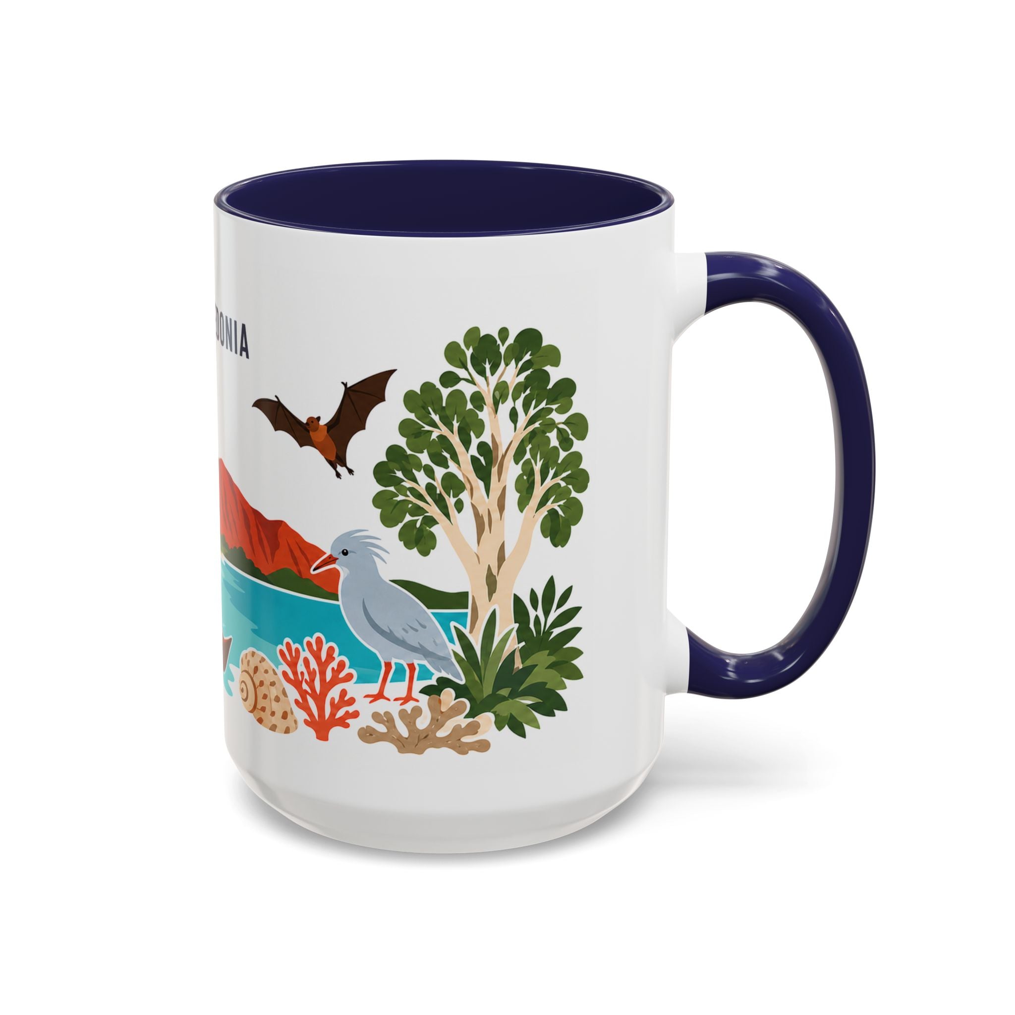 New Caledonia Coffee Mug | Travel Souvenir Accent Mug | Country Gift Ceramic Cup 11oz 15oz