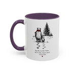 Any Man Can Be a Father Bear Dad Coffee Mug | Father's Day Gift | Accent Color Ceramic 11oz 15oz