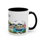 Guernsey Coffee Mug | Travel Souvenir Accent Mug | Country Gift Ceramic Cup 11oz 15oz