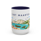 Sint Maarten Coffee Mug | Travel Souvenir Accent Mug | Country Gift Ceramic Cup 11oz 15oz