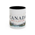 Canada Home Country Mug | Moving Away Gift | Long Distance Friendship | 11 oz 15 oz Accent Mug