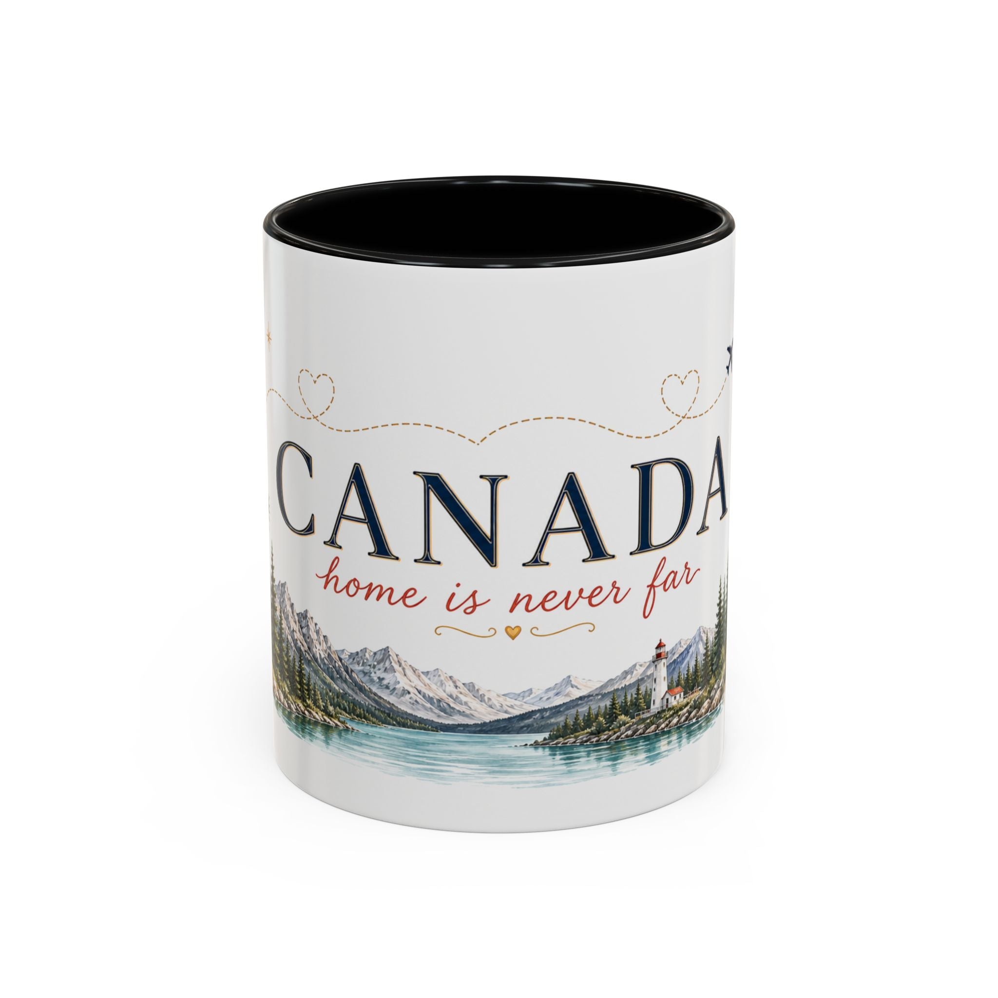 Canada Home Country Mug | Moving Away Gift | Long Distance Friendship | 11 oz 15 oz Accent Mug