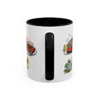 Kansas City Illustrated Travel Mug | City Souvenir Accent Coffee Mug | 11oz 15oz Ceramic Cup