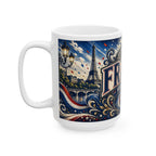 France Soccer Spirit Coffee Mug | Soccer Fan Gift | Ceramic 11oz 15oz Match Day Cup