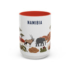 Namibia Coffee Mug | Travel Souvenir Accent Mug | Country Gift Ceramic Cup 11oz 15oz