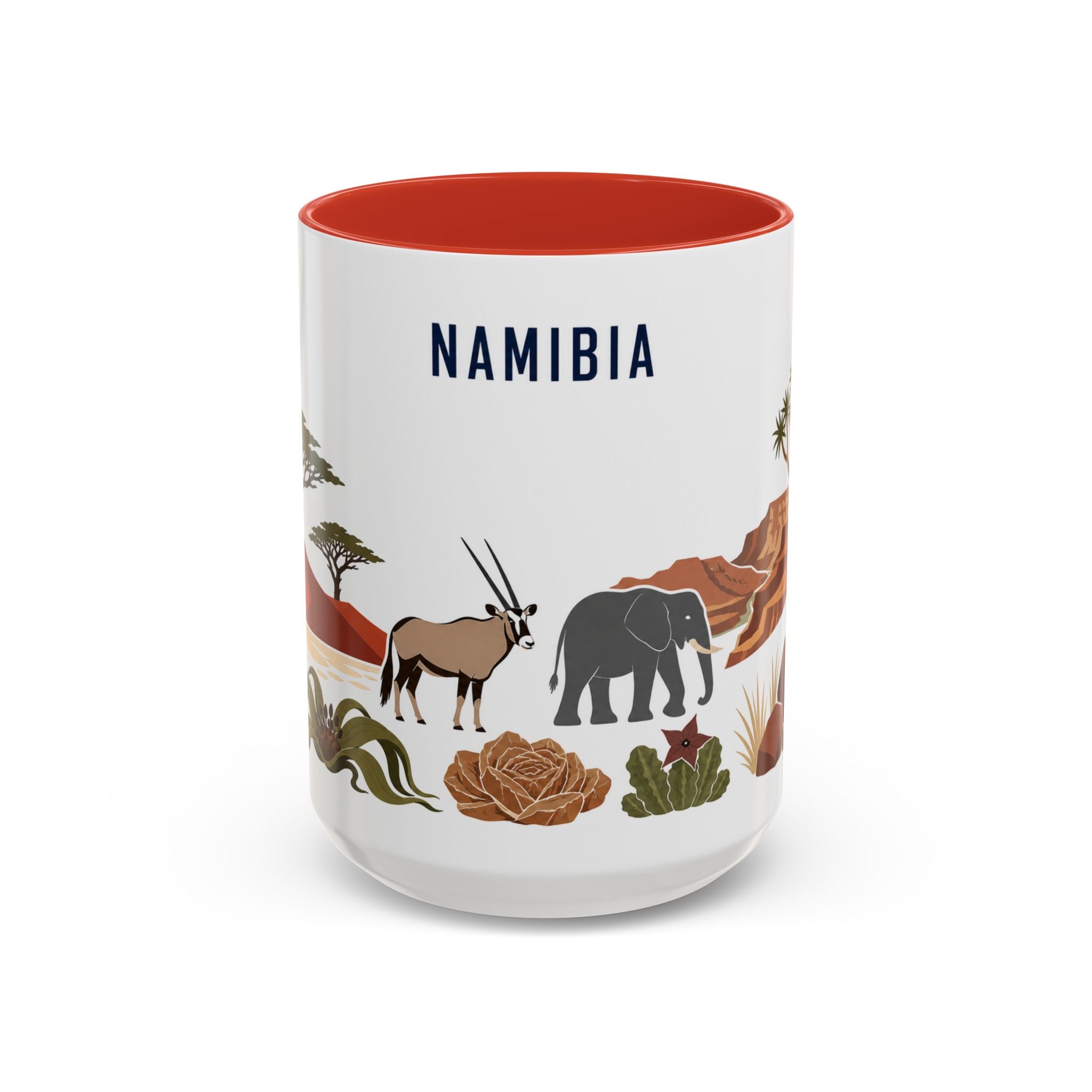 Namibia Coffee Mug | Travel Souvenir Accent Mug | Country Gift Ceramic Cup 11oz 15oz