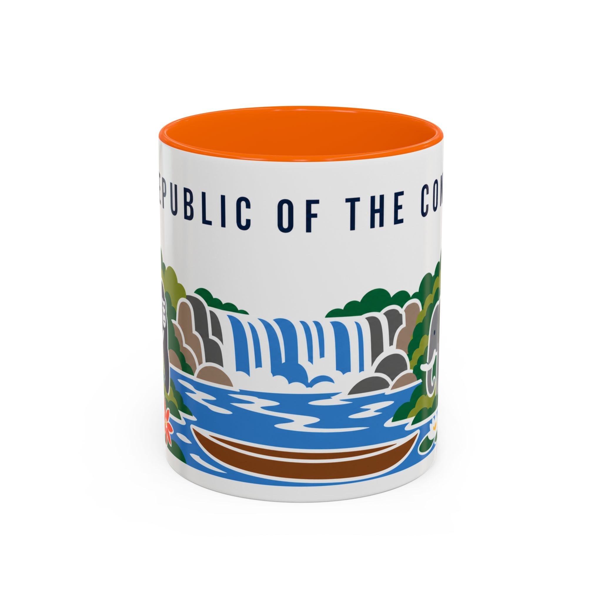 Republic of the Congo Coffee Mug | Travel Souvenir Accent Mug | Country Gift Ceramic Cup 11oz 15oz