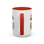 Helsinki Illustrated Travel Mug | City Souvenir Accent Coffee Mug | 11oz 15oz Ceramic Cup