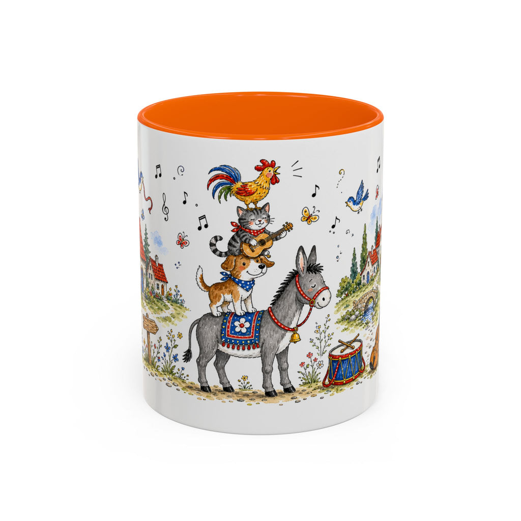 Bremen Town Musicians Mug | Storybook Accent Coffee Mug | EveryLegend
