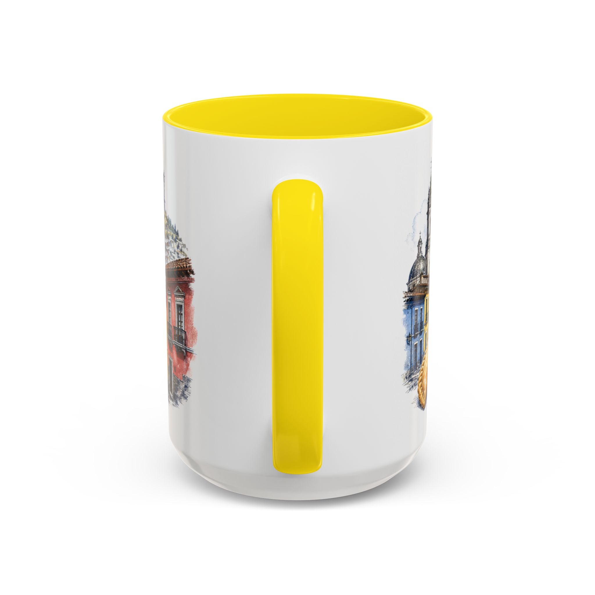 Quito Coffee Mug | Ecuador Travel Souvenir | Vintage Illustrated City Gift | 11 oz 15 oz Accent Mug