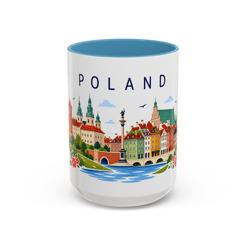 Poland Coffee Mug | Travel Souvenir Accent Mug | Place Gift Ceramic Cup 11oz 15oz