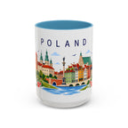 Poland Coffee Mug | Travel Souvenir Accent Mug | Place Gift Ceramic Cup 11oz 15oz