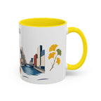 Osaka Coffee Mug | Japan Travel Souvenir | Porcelain Decal City Gift | 11oz 15oz Accent Mug