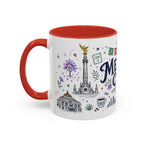 Mexico City Coffee Mug | Mexico Souvenir Travel Gift | Accent Color Ceramic 11oz 15oz