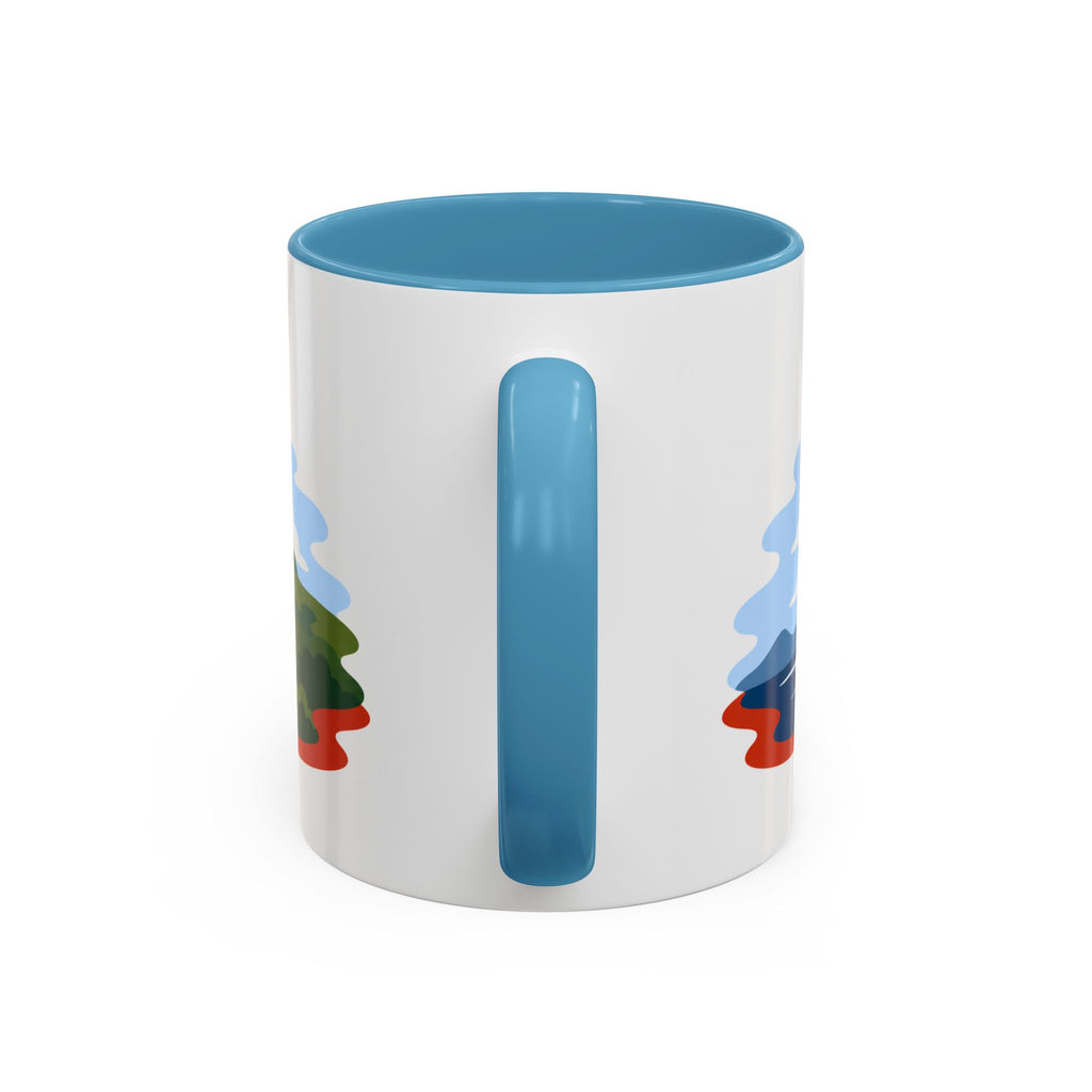 Faroe Islands Coffee Mug | Travel Destination Souvenir Gift | Accent Color Ceramic 11oz 15oz