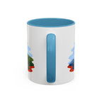 Faroe Islands Coffee Mug | Travel Destination Souvenir Gift | Accent Color Ceramic 11oz 15oz
