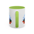 Lofoten Islands Coffee Mug | Travel Destination Souvenir Gift | Accent Color Ceramic 11oz 15oz