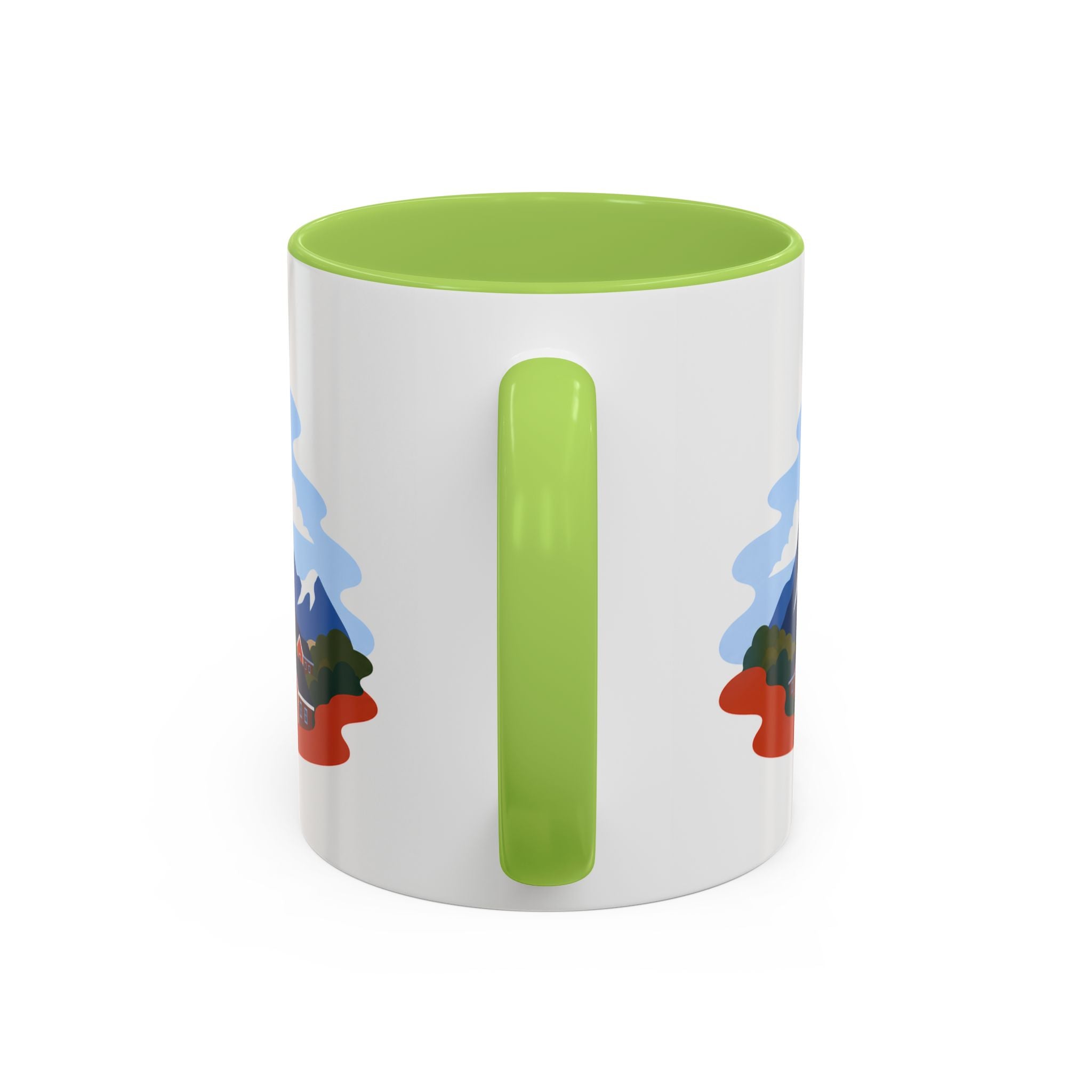 Lofoten Islands Coffee Mug | Travel Destination Souvenir Gift | Accent Color Ceramic 11oz 15oz