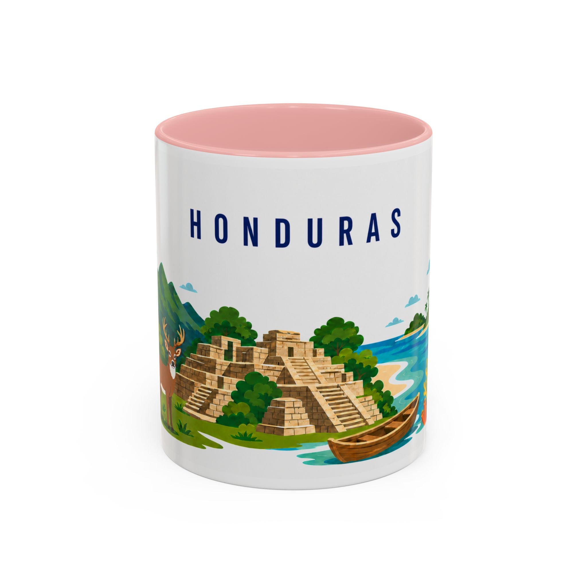 Honduras Coffee Mug | Travel Souvenir Accent Mug | Country Gift Ceramic Cup 11oz 15oz