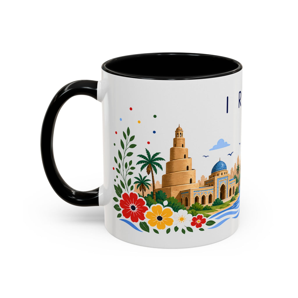 Iraq Coffee Mug | Travel Souvenir Accent Mug | Place Gift Ceramic Cup 11oz 15oz
