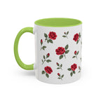 Oklahoma Oklahoma Rose Mug, State Flower Floral Coffee Cup, 11oz Botanical Gift