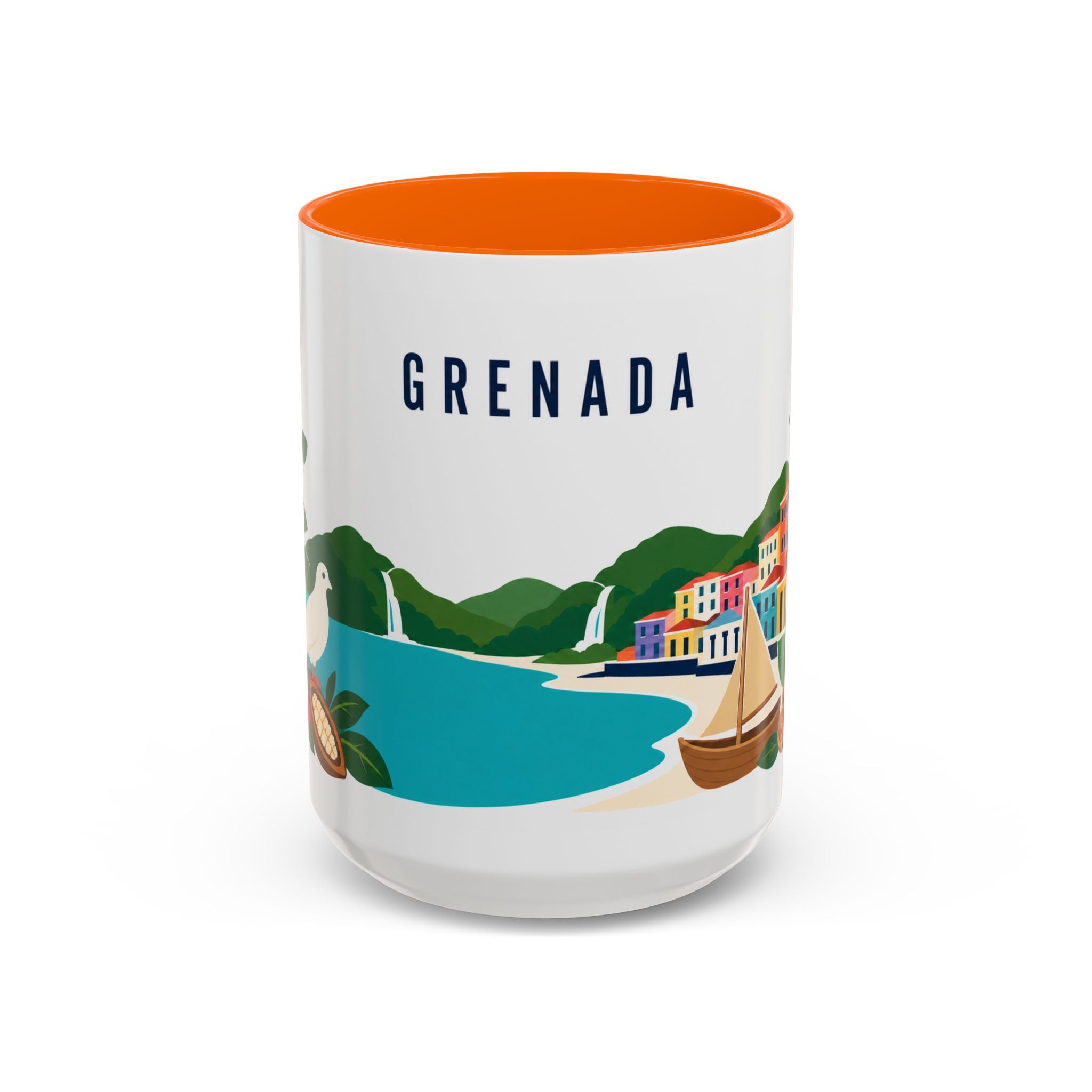 Grenada Coffee Mug | Travel Souvenir Accent Mug | Country Gift Ceramic Cup 11oz 15oz