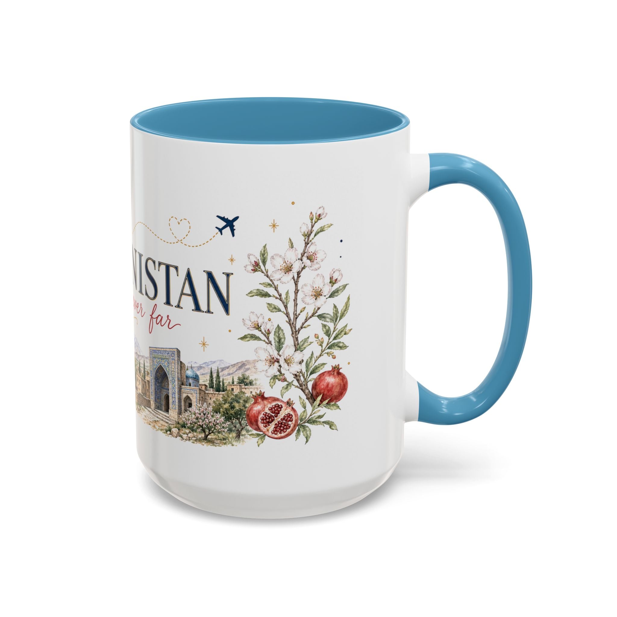 Afghanistan Home Country Mug | Moving Away Gift | Long Distance Friendship | 11 oz 15 oz Accent Mug