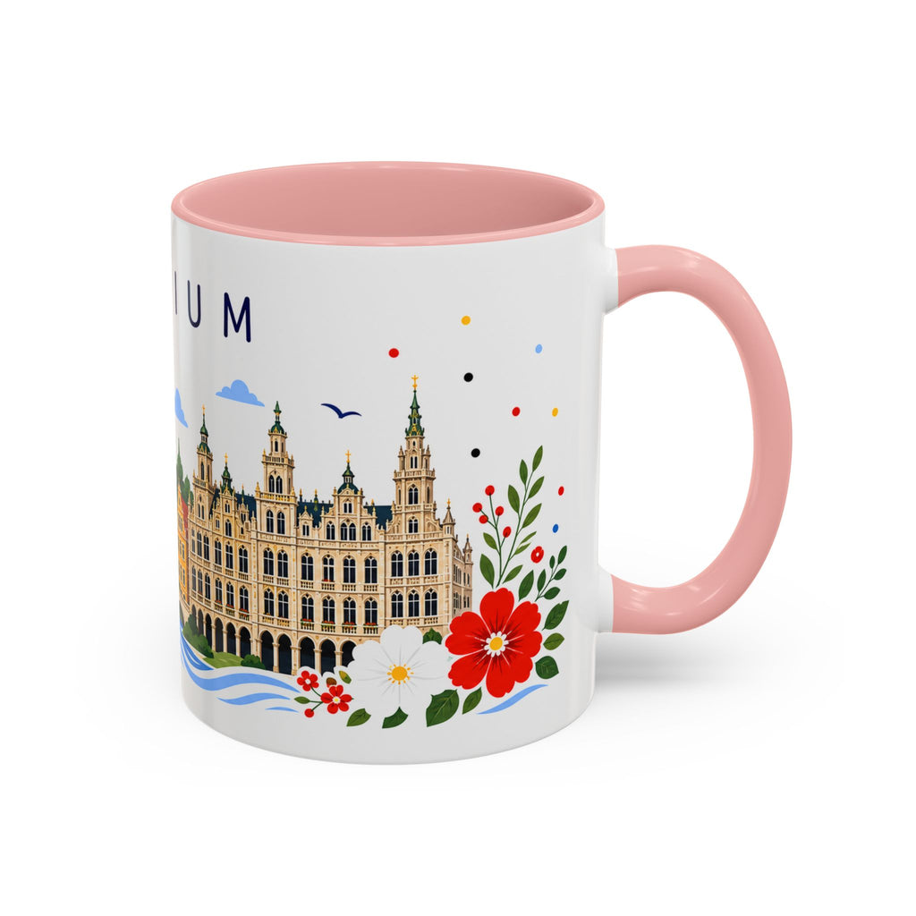 Belgium Coffee Mug | Travel Souvenir Accent Mug | Place Gift Ceramic Cup 11oz 15oz
