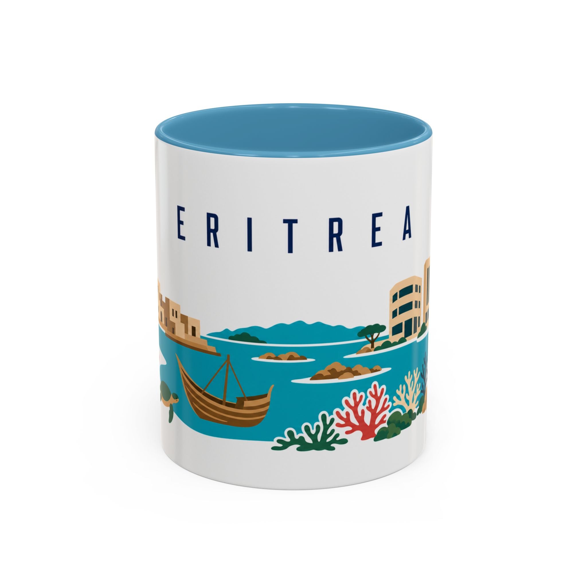 Eritrea Coffee Mug | Travel Souvenir Accent Mug | Country Gift Ceramic Cup 11oz 15oz