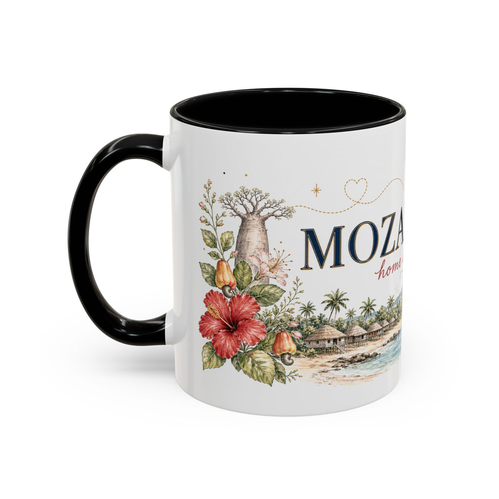 Mozambique Home Country Mug | Moving Away Gift | Long Distance Friendship | 11 oz 15 oz Accent Mug