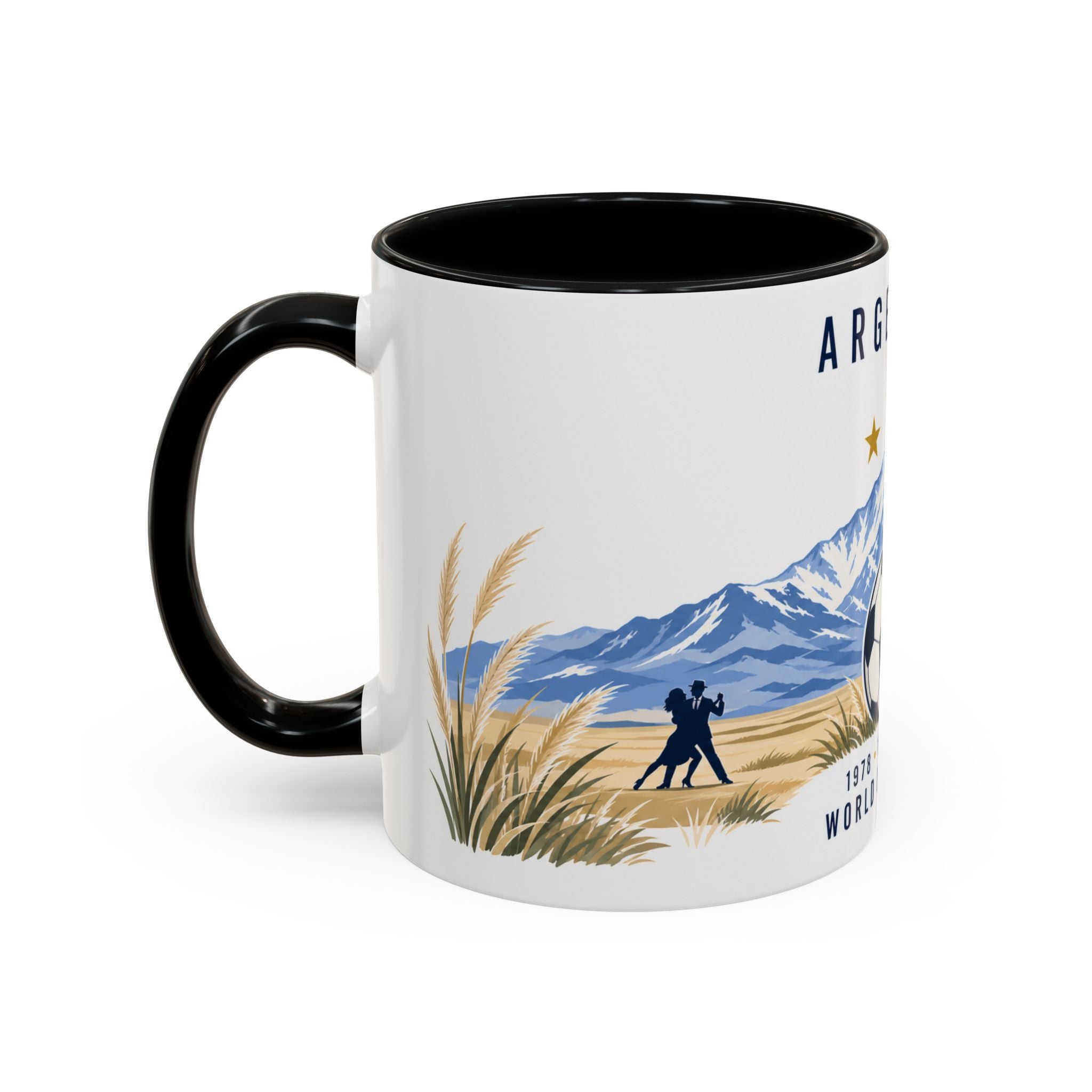 Argentina World Champions Mug | Three Time Soccer Champion Gift | Argentine Football Fan Cup | 1978–2022 | 11oz 15oz