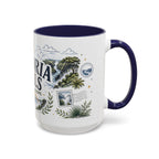 Victoria Falls Coffee Mug | Travel Destination Souvenir Gift | Accent Color Ceramic 11oz 15oz