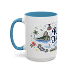 Rio de Janeiro Coffee Mug | Brazil Souvenir Travel Gift | Accent Color Ceramic 11oz 15oz