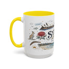 Sydney Coffee Mug | Australia Souvenir Travel Gift | Accent Color Ceramic 11oz 15oz