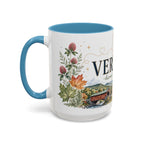 Vermont Home State Mug | Moving Away Gift | Long Distance Friendship Coffee Cup | 11oz 15oz Accent Mug