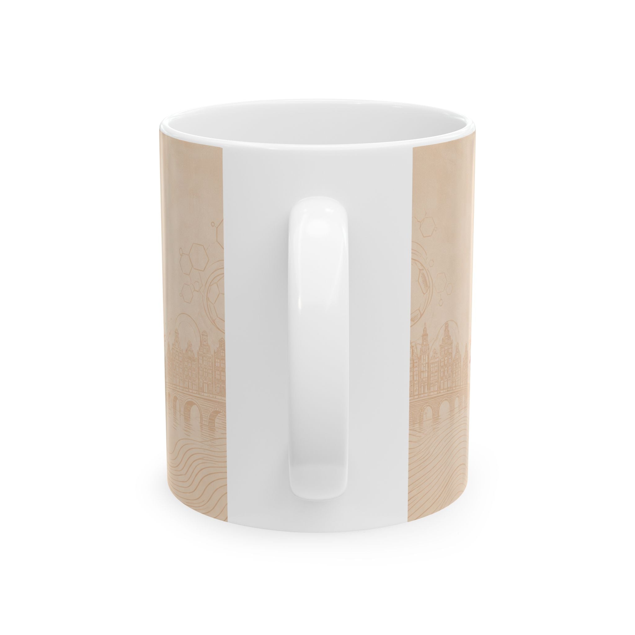 Netherlands Soccer Spirit Coffee Mug | Soccer Fan Gift | Ceramic 11oz 15oz Match Day Cup