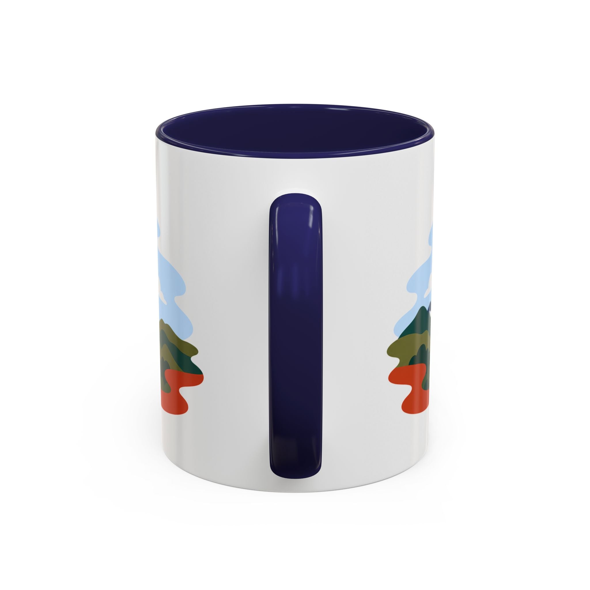 Torres del Paine Coffee Mug | Travel Destination Souvenir Gift | Accent Color Ceramic 11oz 15oz