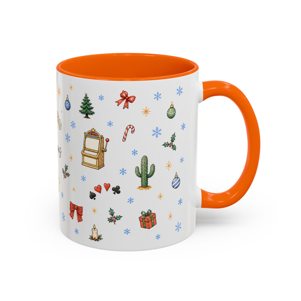 Las Vegas Christmas Mug | Watercolor City Souvenir, Travel Memories (11oz, 15oz)