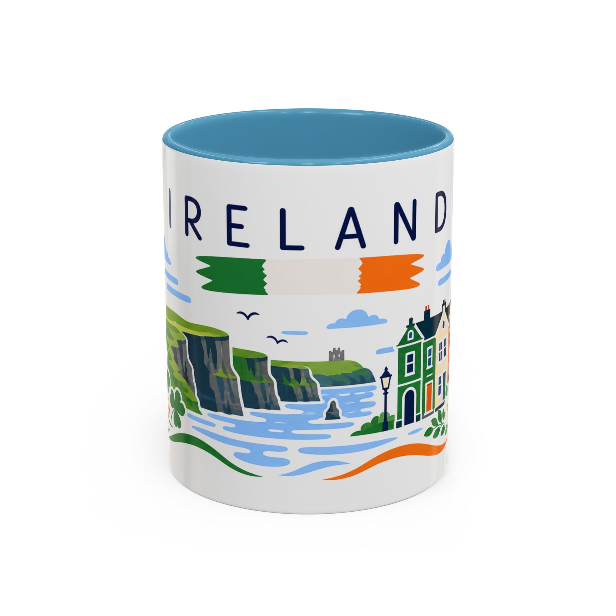 Ireland Coffee Mug | Travel Souvenir Accent Mug | Country Gift Ceramic Cup 11oz 15oz