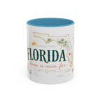 Florida State Mug | Moving Away, Homesick Gift | Long Distance Friendship Coffee Cup