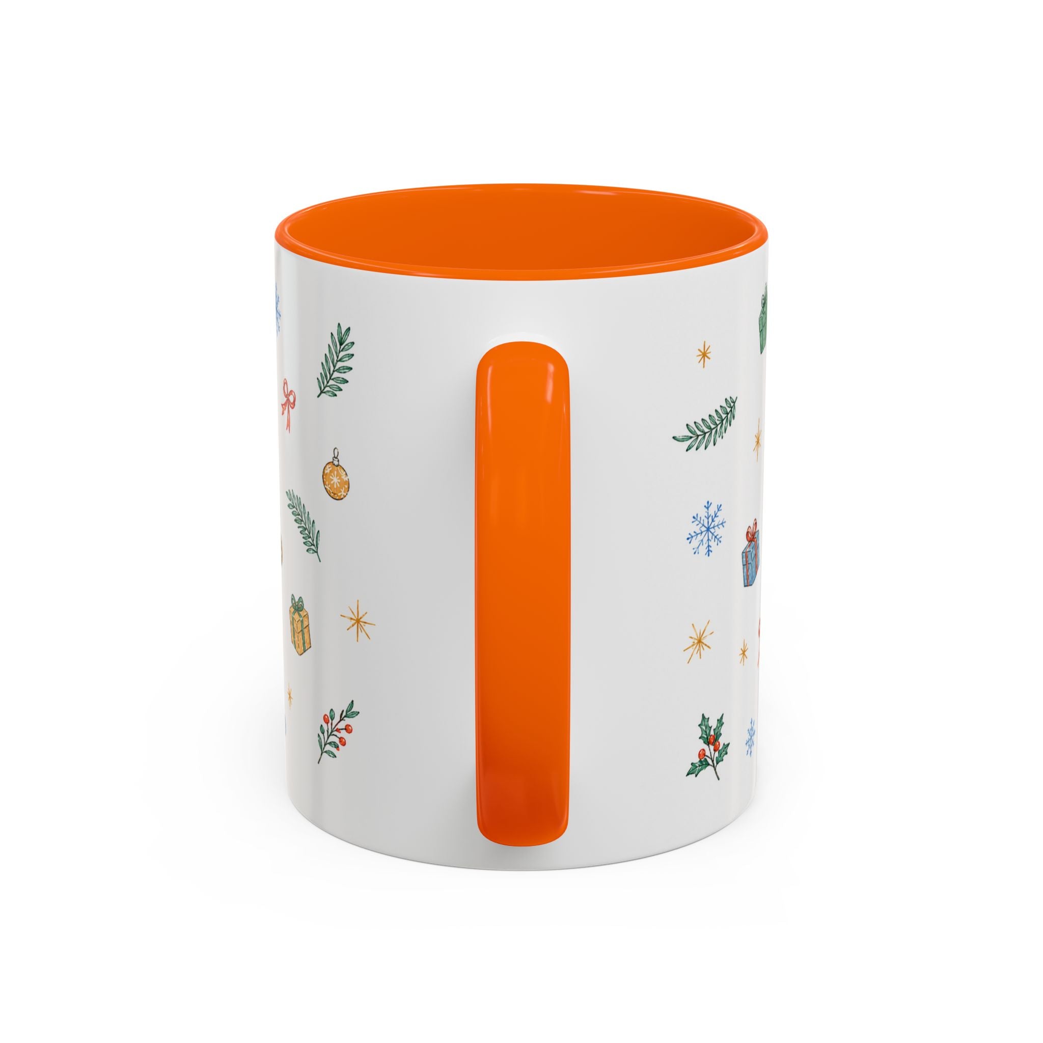 Angkor Christmas Mug | Watercolor Travel Souvenir | Holiday Gift | Accent Ceramic Coffee Cup 11oz 15oz