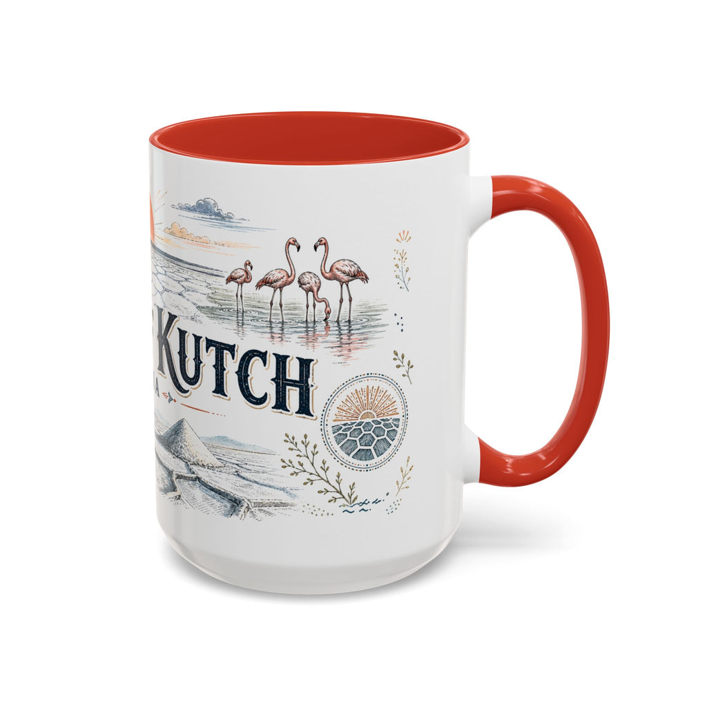 Rann of Kutch Mug, India Travel Souvenir, Bucket List Gift, Accent Ceramic Coffee Mug 11oz 15oz