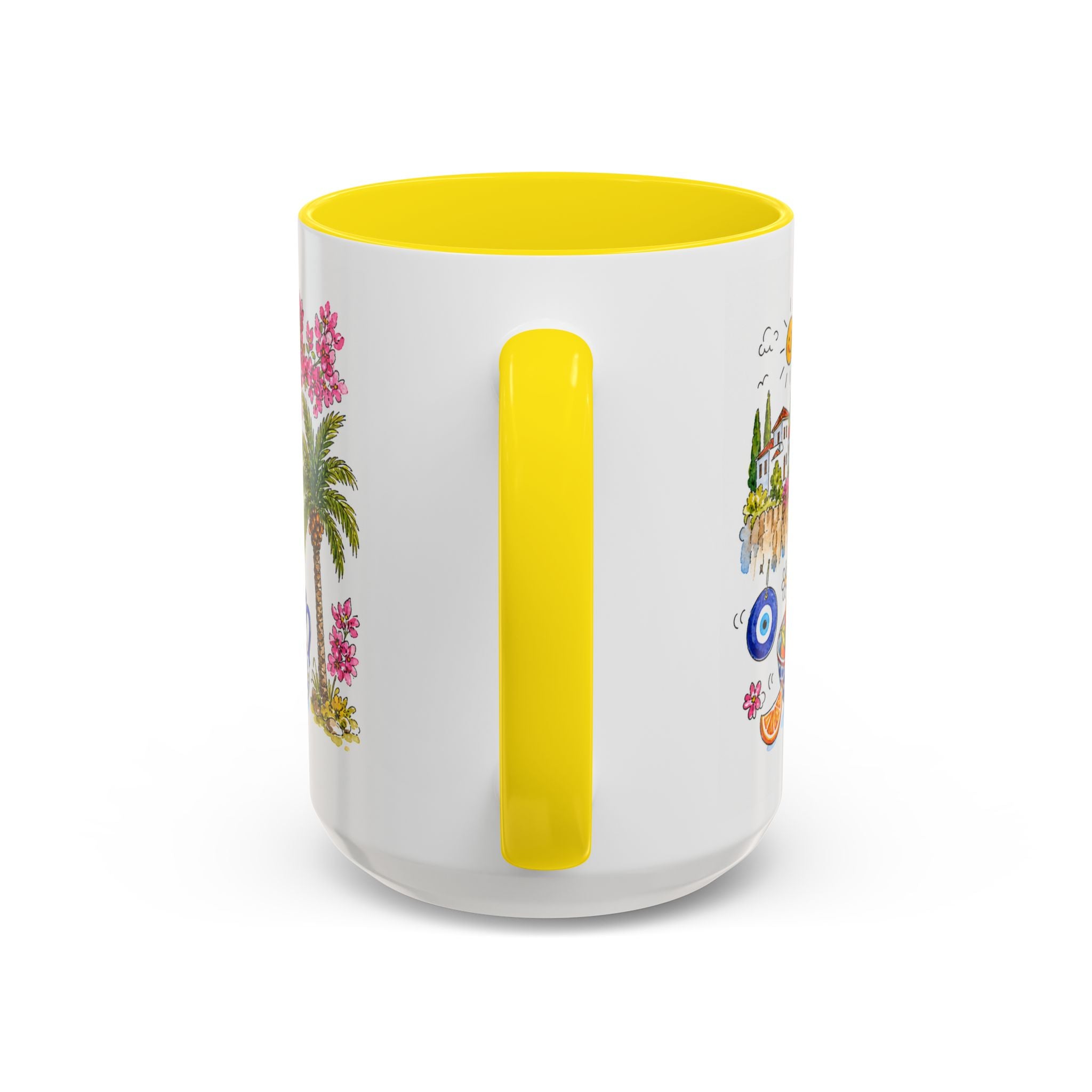 Antalya Travel Mug | European City Souvenir Accent Coffee Mug | 11oz 15oz Ceramic Cup