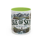 Isle of Skye Mug, Scotland Travel Souvenir, Bucket List Gift, Accent Ceramic Coffee Mug 11oz 15oz