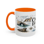 Channel Islands National Park Coffee Mug | California Island Wildlife Marine Gift | Accent Color Ceramic 11oz 15oz
