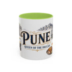 Pune Coffee Mug | India Travel Souvenir | Vintage Illustrated City Gift | 11 oz 15 oz Accent Mug