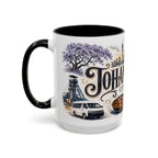 Johannesburg Coffee Mug | South Africa Travel Souvenir | Vintage Illustrated City Gift | 11 oz 15 oz Accent Mug
