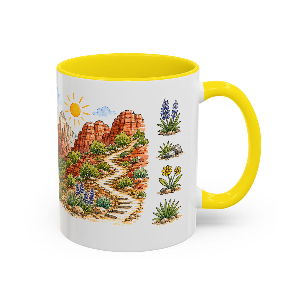 Zion National Park Mug | US Travel Souvenir Accent Coffee Mug | 11oz 15oz Ceramic Cup