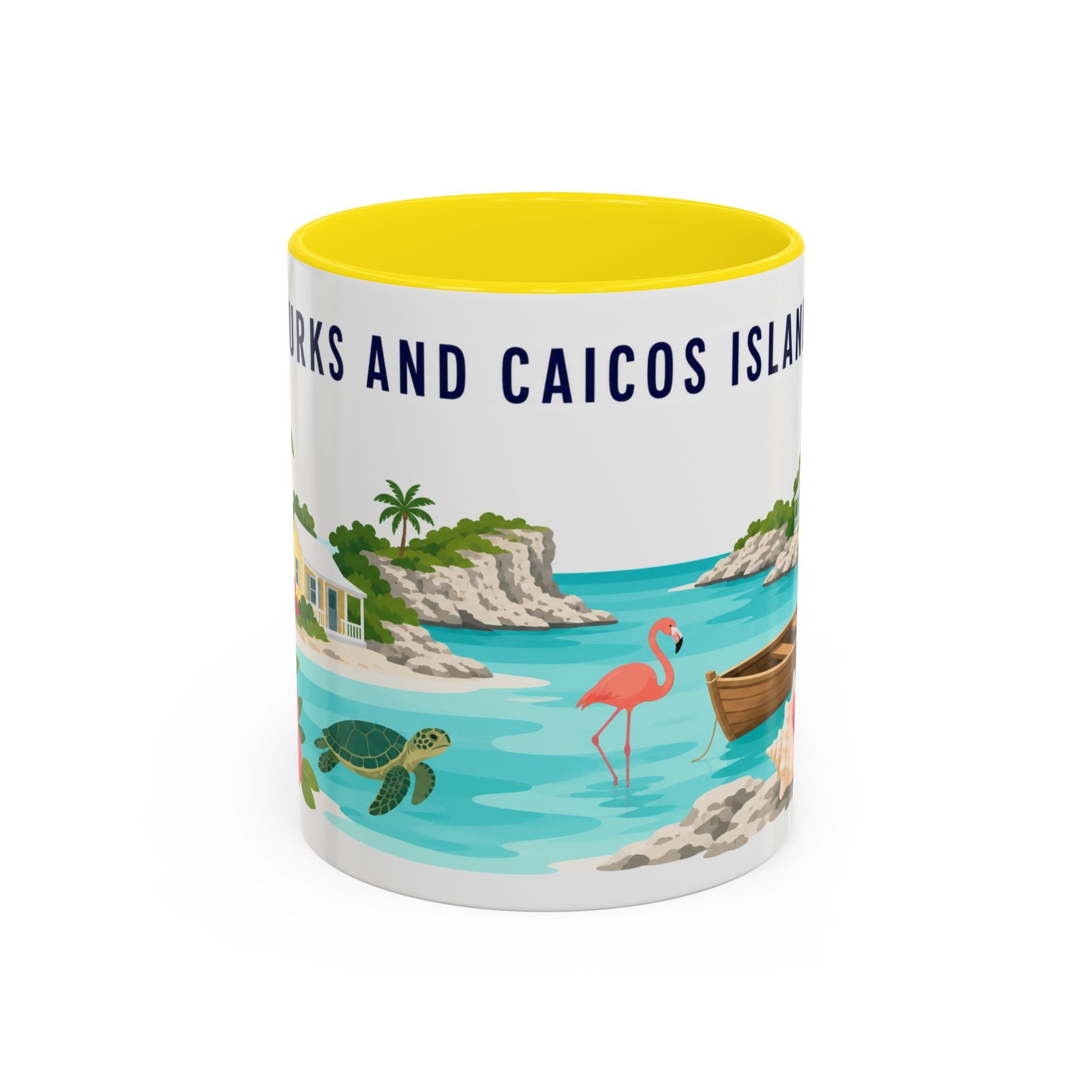 Turks and Caicos Islands Coffee Mug | Travel Souvenir Accent Mug | Country Gift Ceramic Cup 11oz 15oz