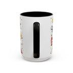Dad Jokes Sorry Not Sorry Coffee Mug | Father's Day Gift for Dad | Accent Color Ceramic 11oz 15oz